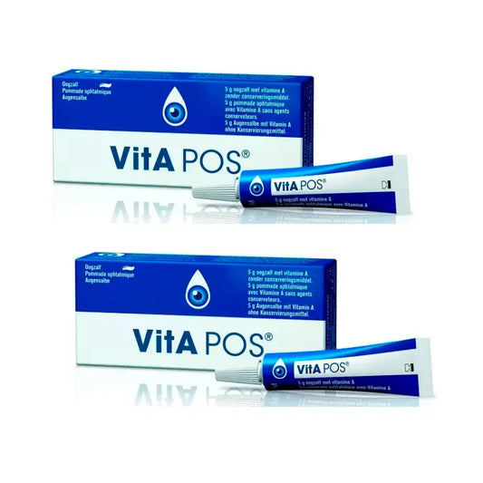 Vita-Pos Unguento oftalmico, Confezione 2 x 5 g