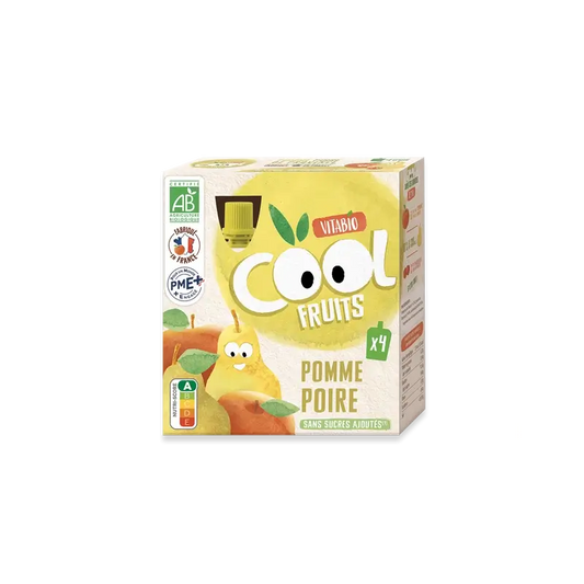 Vitabio Cool Fruits Mela e Pera 90 Gr, 4 unità