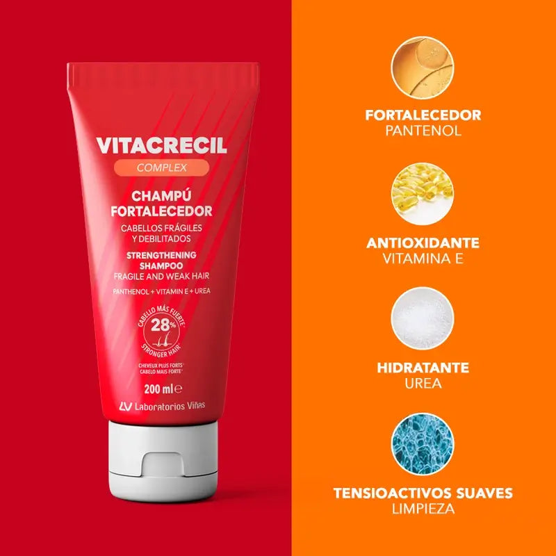 Shampoo rinforzante Vitacrecil Complex, 200 Ml