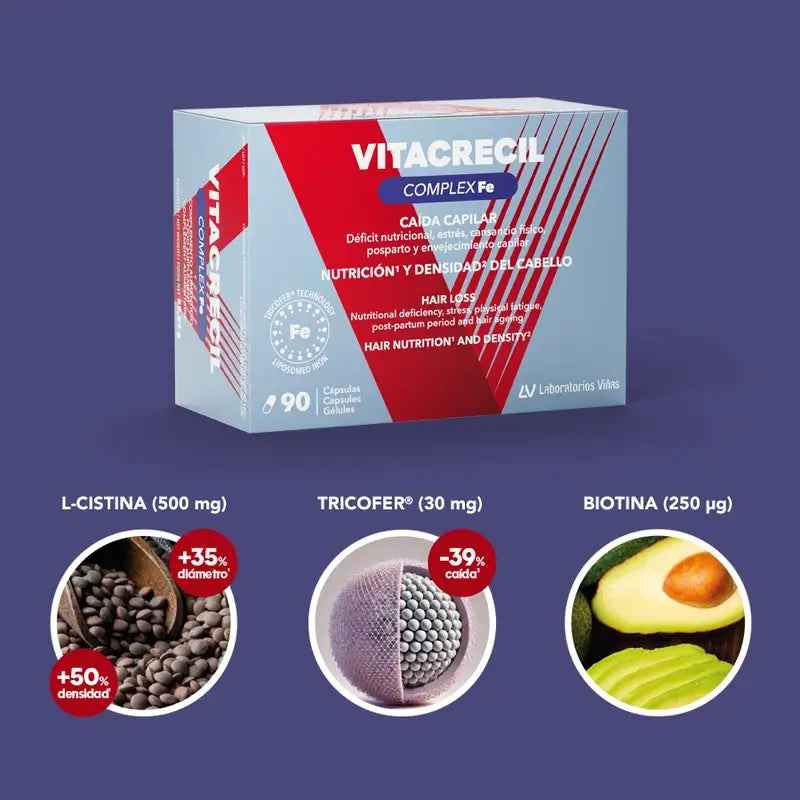 Vitacrecil Complex Fe, 90 Capsule