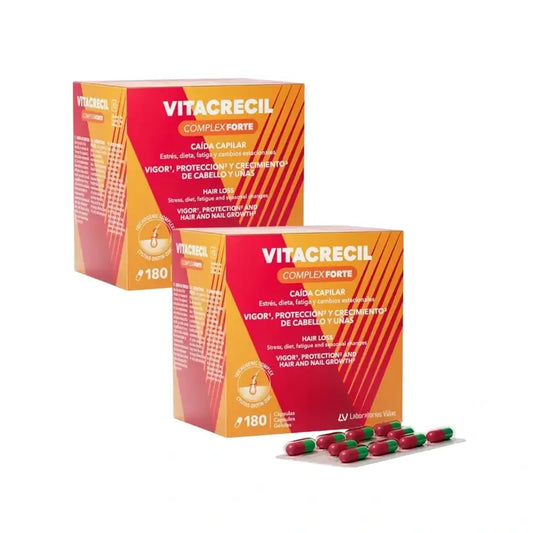 Vitacrecil Complex Forte, confezione da 2 x 180 capsule