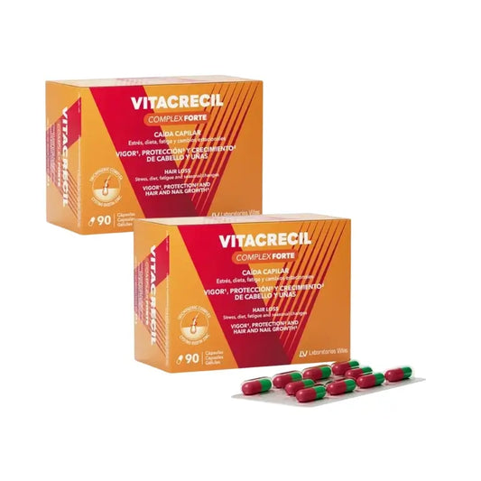 Vitacrecil Complex Forte, confezione da 2 x 90 capsule
