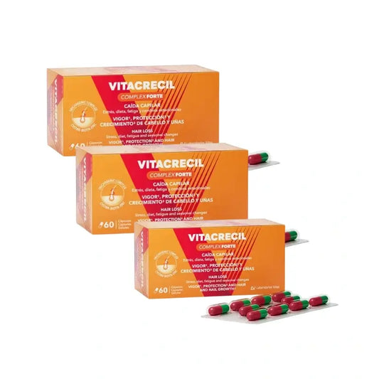 Vitacrecil Complex Forte, confezione da 3 x 60 capsule
