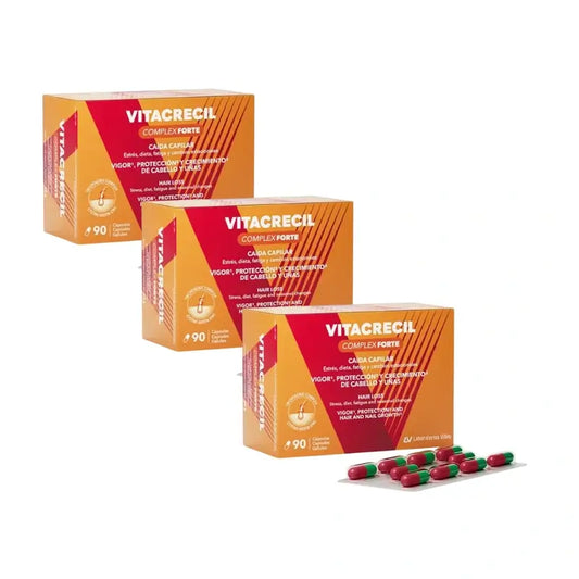 Vitacrecil Complex Forte, confezione da 3 x 90 capsule
