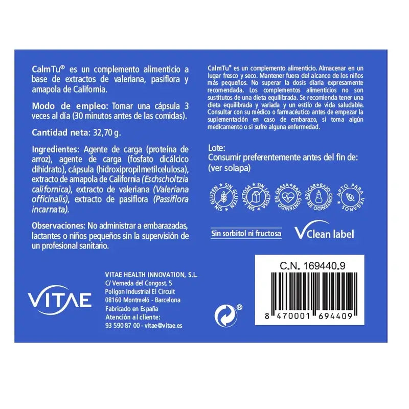 VITAE CalmTu, 60 capsule