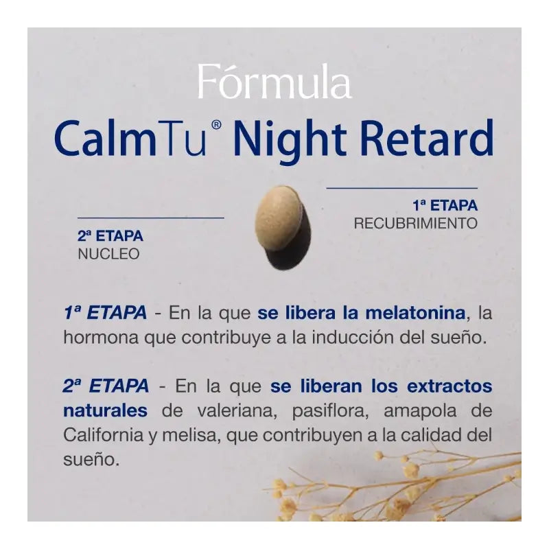 CalmTu Night Retard 60 compresse - Sonno continuo con valeriana e melatonina