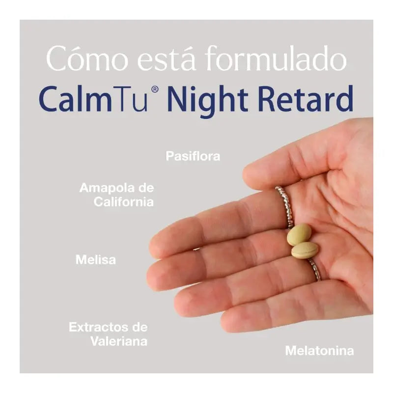 CalmTu Night Retard 60 compresse - Sonno continuo con valeriana e melatonina