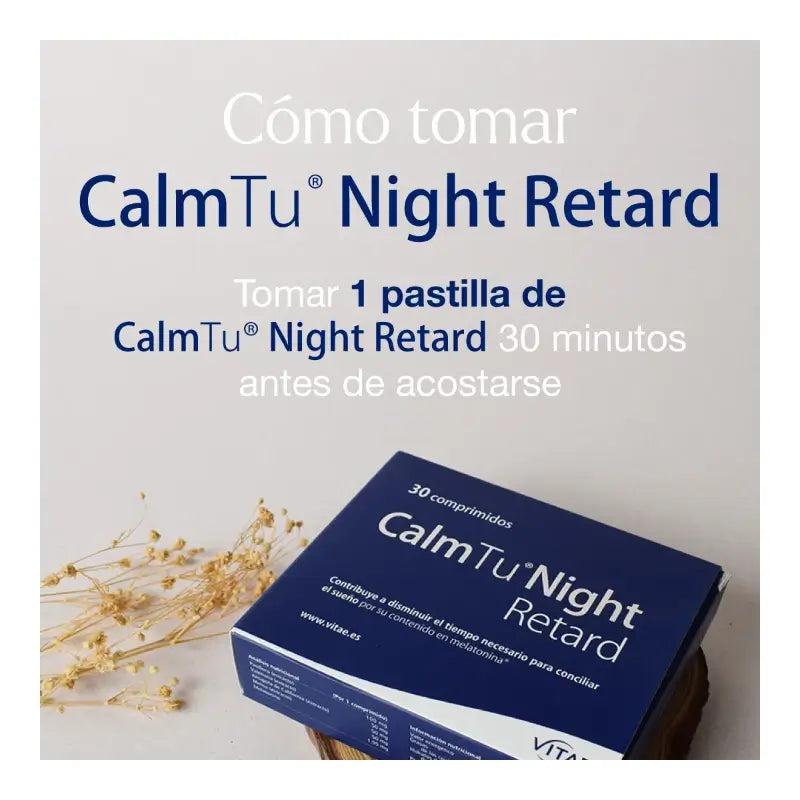 CalmTu Night Retard 60 compresse - Sonno continuo con valeriana e melatonina