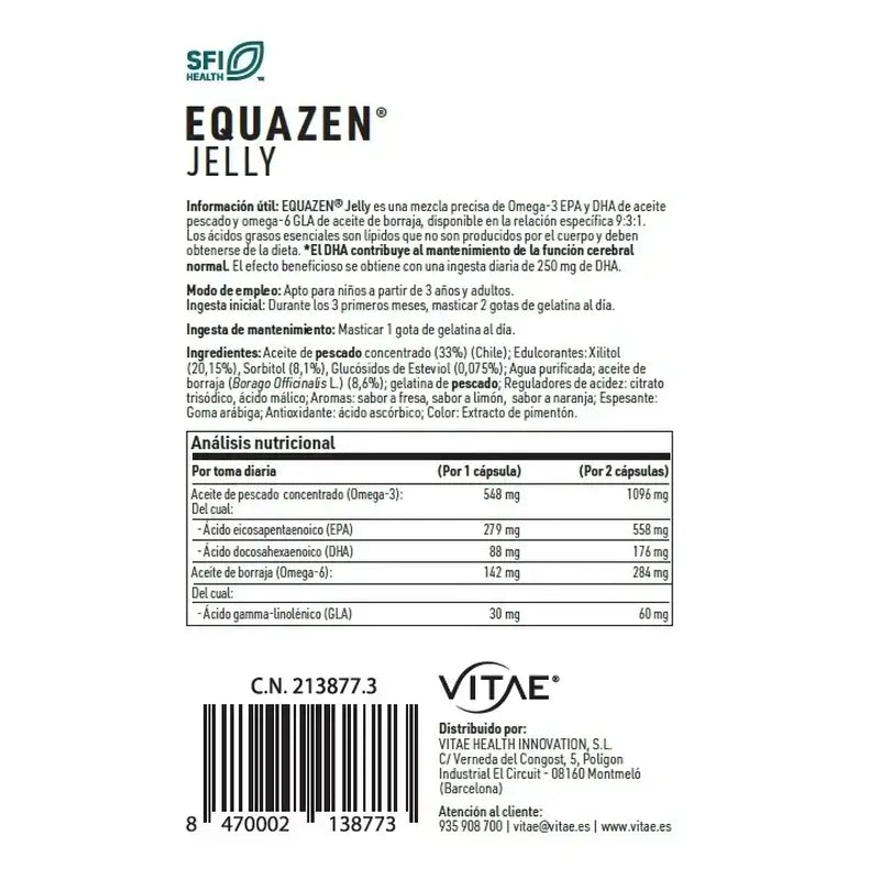 Vitae Equazen Gelatina 60 Duplo