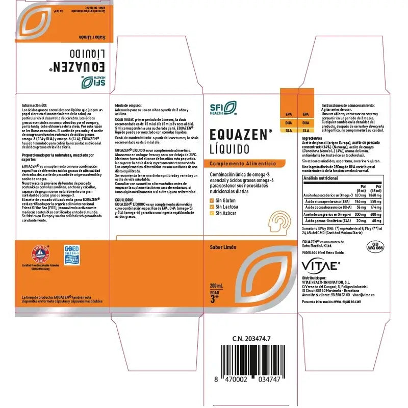 VITAE Equazen liquido, 200ml