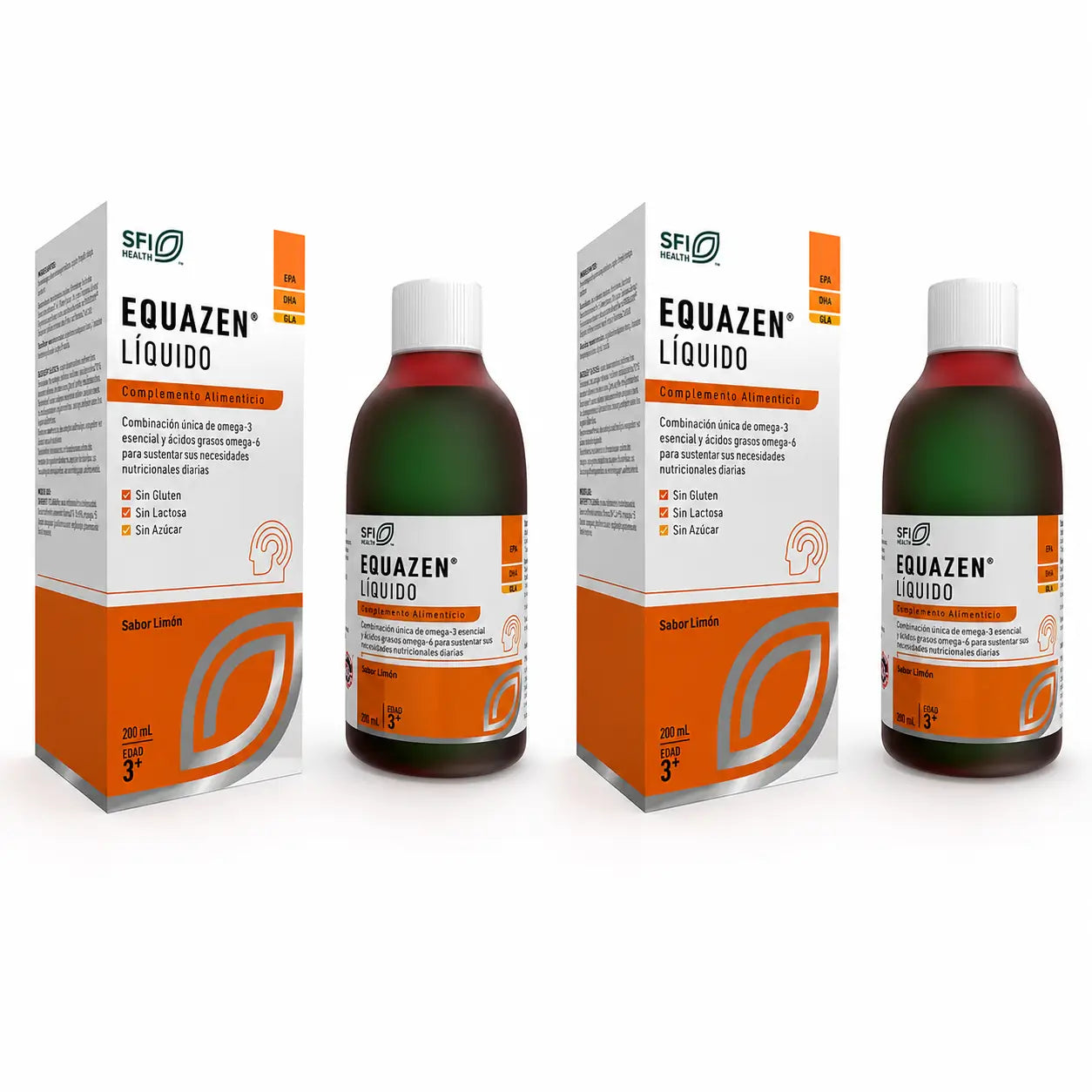 Vitae Health Innovation, S.L. Equazen Liquido, 200Ml , confezione 2