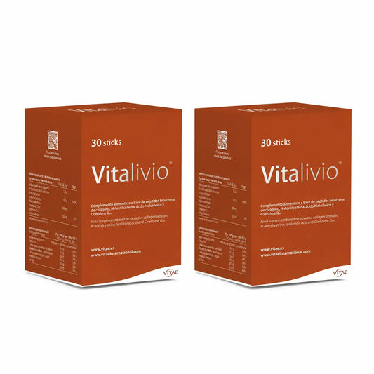 Vitae Health Innovation, S.L. Vitalivio, 30 bastoncini , confezione da 2