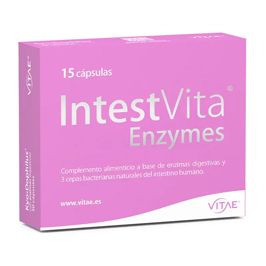IntestVita Enzymes 15 capsules – With enzymes and probiotics