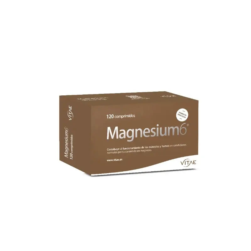 Magnesium6 120 compresse - Con 6 sali di magnesio, vitamina B6 e taurina