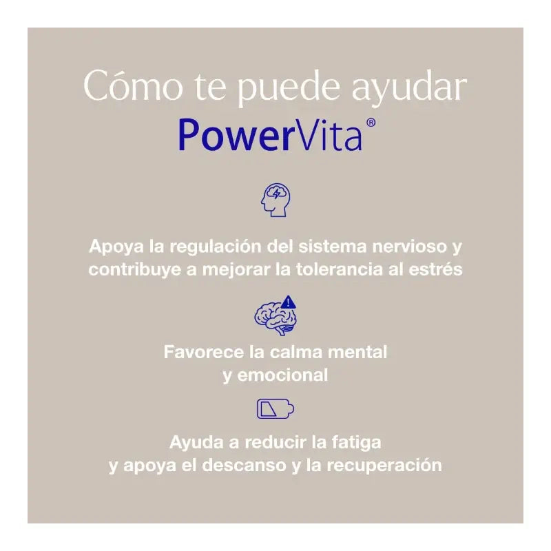 Vitae Powervita, Integratore alimentare con Ashwagandha, 30 capsule
