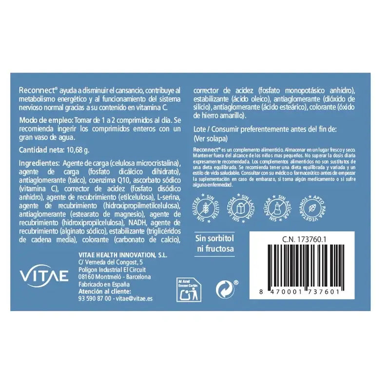 VITAE Reconnect, 15 compresse