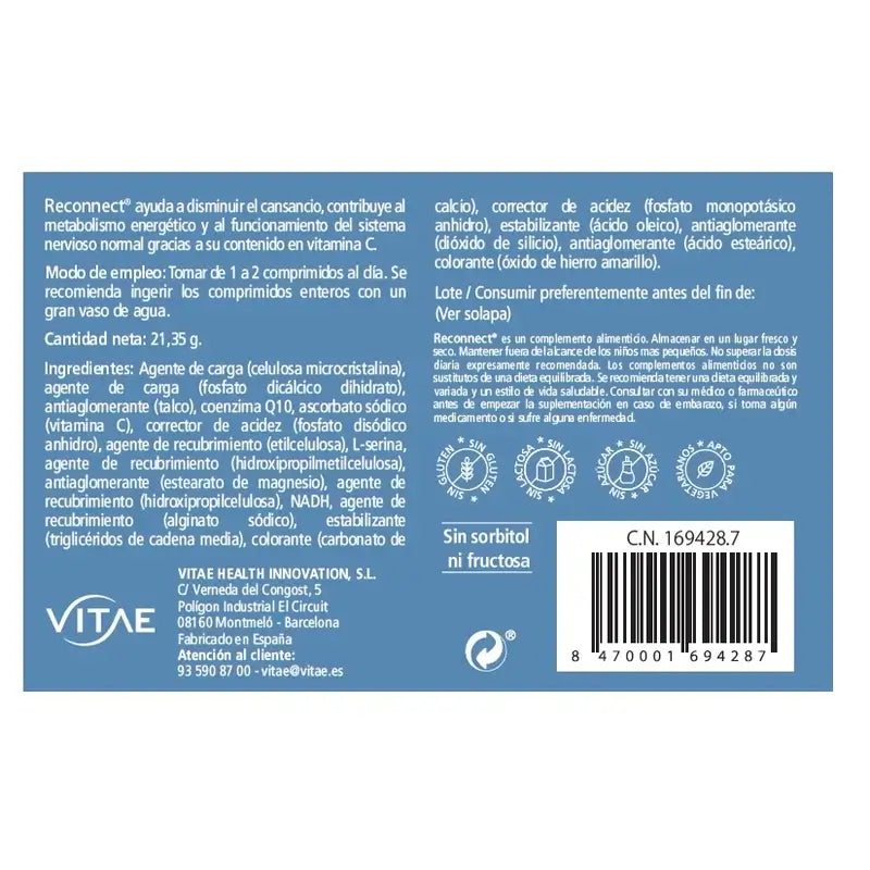 VITAE Reconnect, 30 compresse