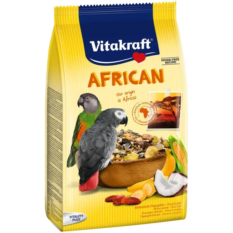 Vitakraft Pappagalli grigi africani 750 grammi