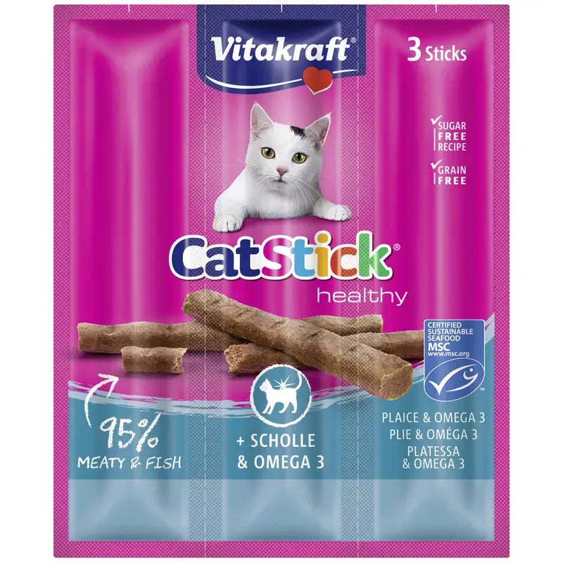 Vitakraft Cat Stick Mini Pesce con Omega 20x3 confezioni