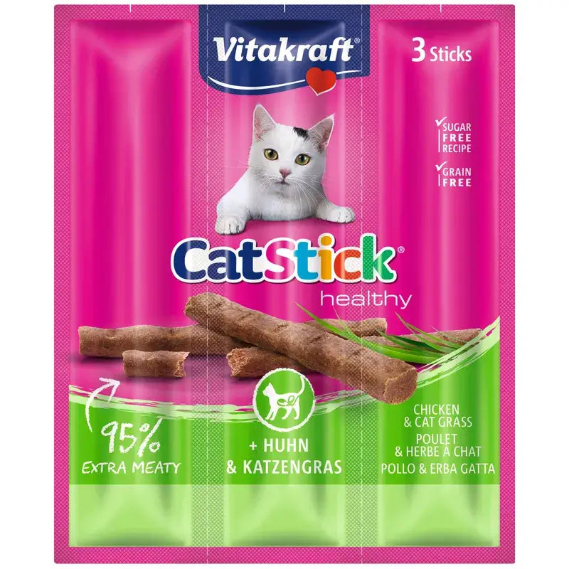 Vitakraft Cat Stick Mini Pollo alle erbe 20x3 confezioni