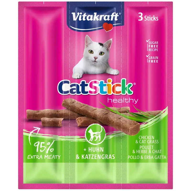 Vitakraft Cat Stick Mini Pollo alle erbe 20x3 confezioni