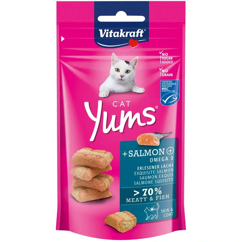 Vitakraft Cat Yums al salmone 9x40 grammi