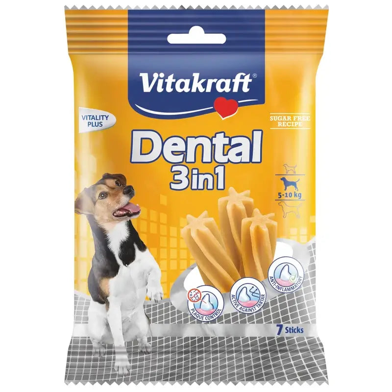 Vitakraft Dental 2 in 1 per cani di piccola taglia 12x120 grammi