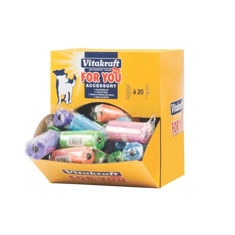 Vitakraft Dispenser per sacchetti per escrementi di cane 70x20 unità