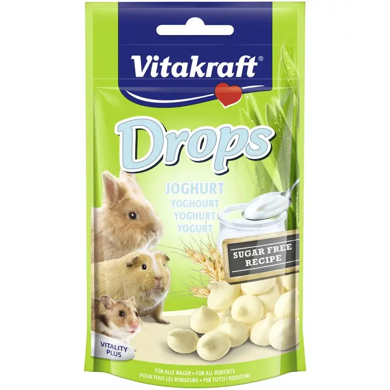 Vitakraft Drops Yogurt per roditori 75 grammi
