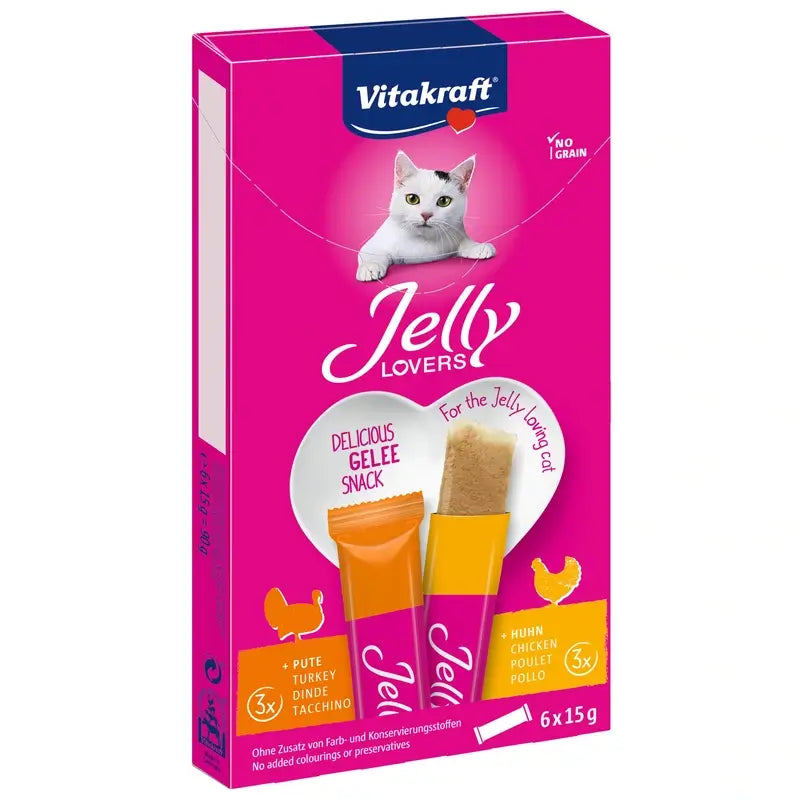 Vitakraft Jelly Lovers Pollo e Tacchino 15 grammi