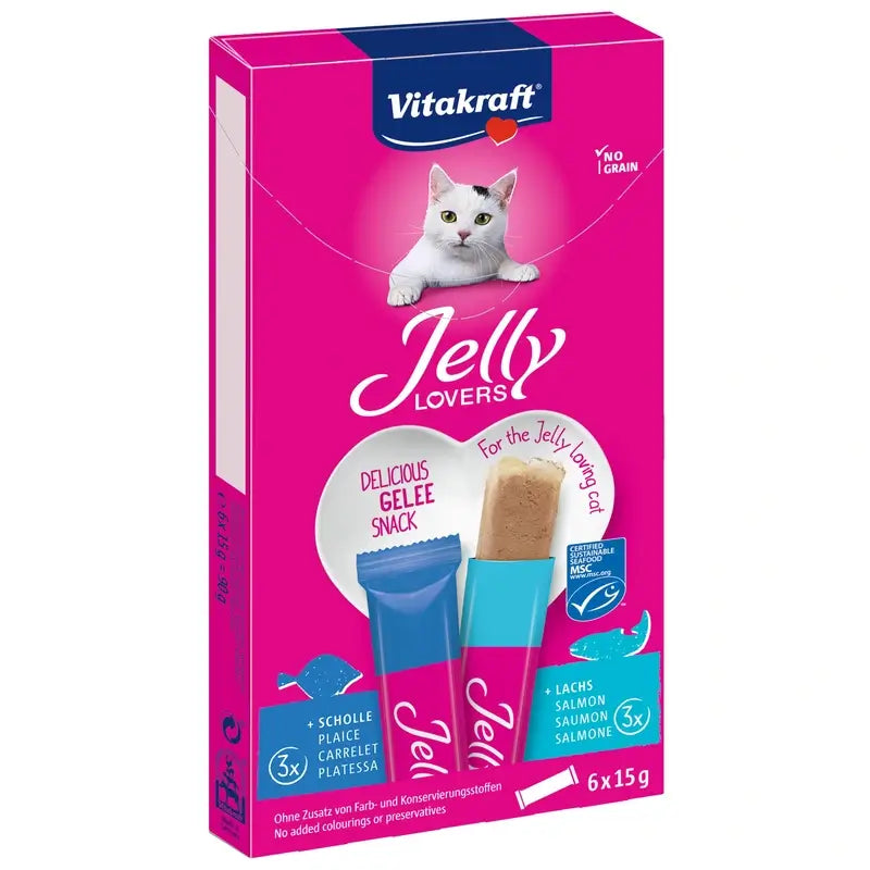 Vitakraft Jelly Lovers Salmone e Passera 15 grammi