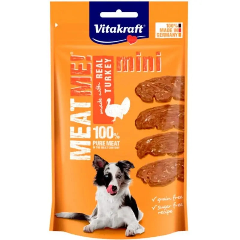 Vitakraft Meat Me Tacchino Mini 8x60 grammi