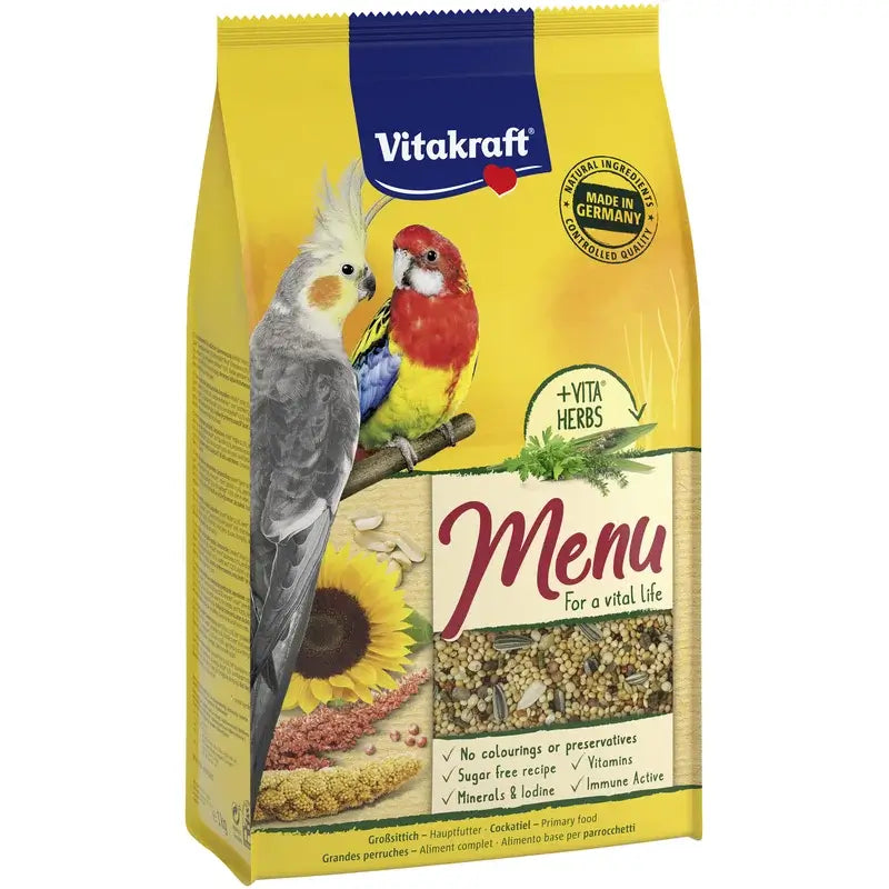 Vitakraft Menu Cotorras Premium 1 chilo