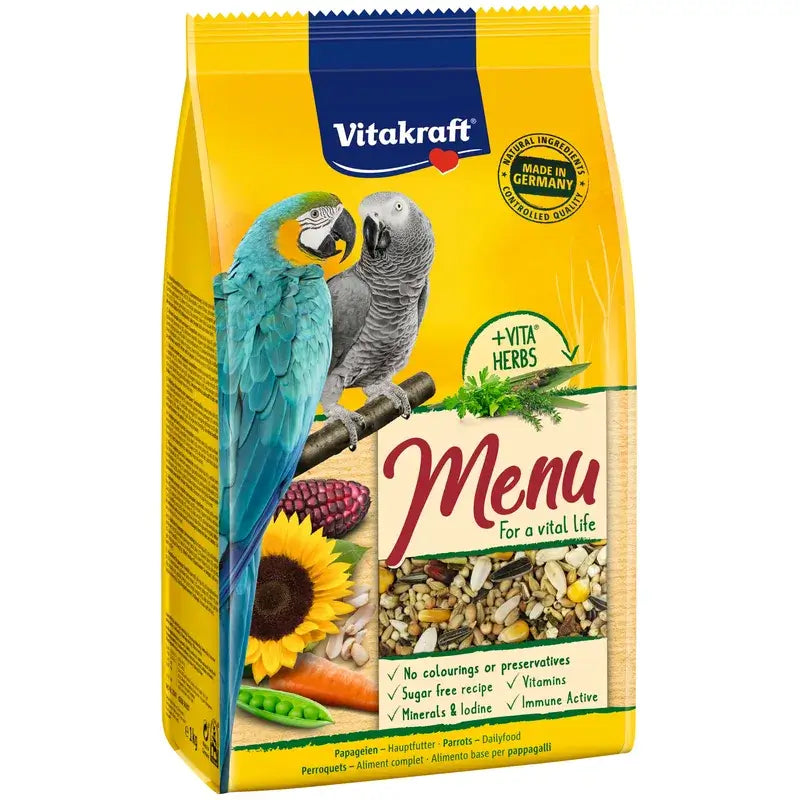 Vitakraft Menu Pappagalli Premium 1 chilo 21047