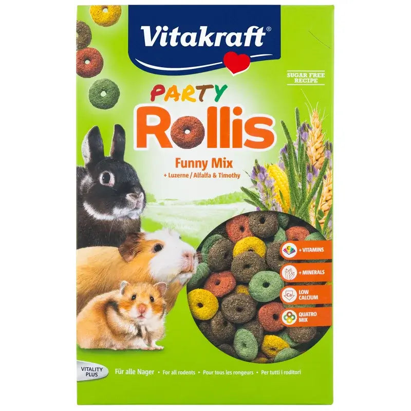 Vitakraft Party Rollis per roditori, 500 grammi