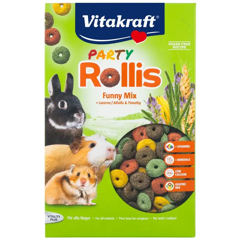 Vitakraft Party Rollis per roditori, 500 grammi