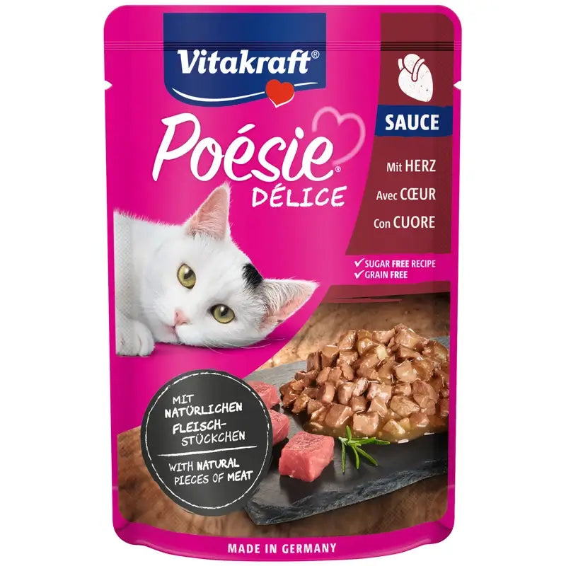 Vitakraft Poésie Delisauce Bustina a forma di cuore 23x85 g