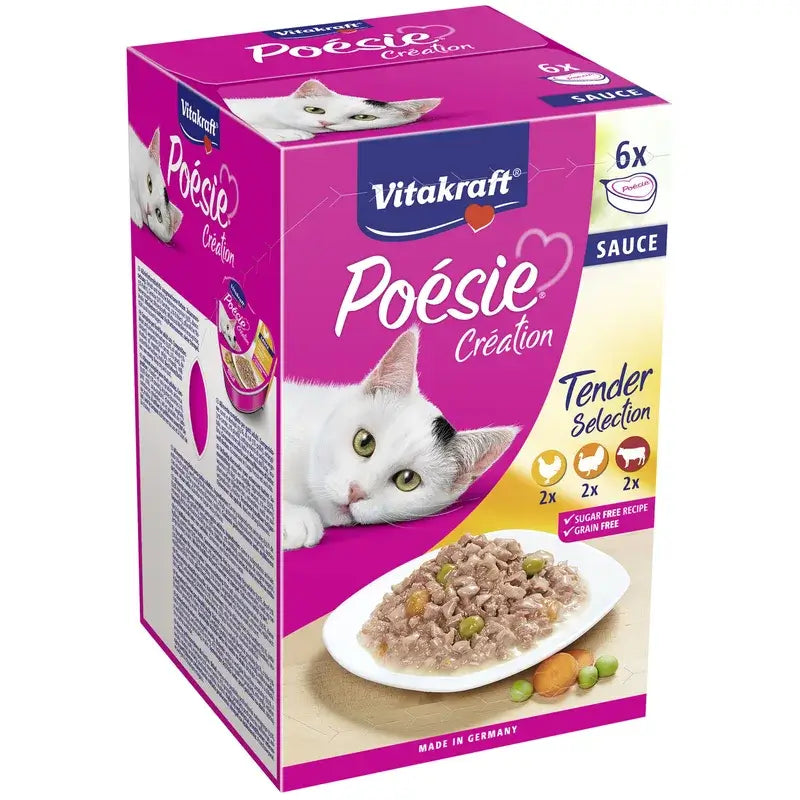 Vitakraft Poesie Multipack Carne in salsa 6x85 grammi