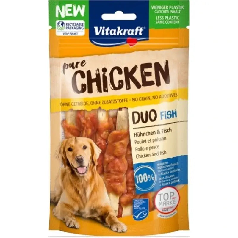 Vitakraft Snack Duo Pollo e Pesce 8x80 grammi