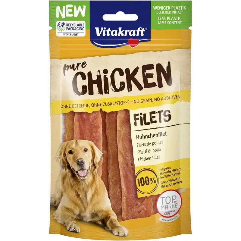 Vitakraft Snack Strisce di pollo 10x80 g