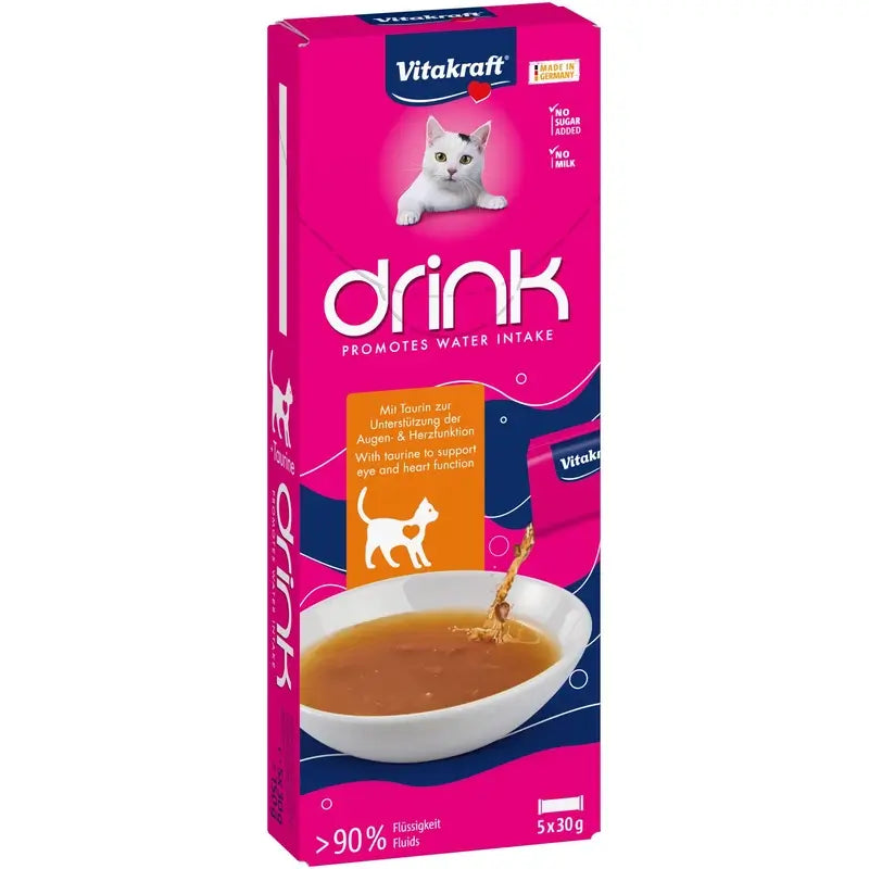 Vitakraft Vita Drink Pollo con taurina 9x5x30 g