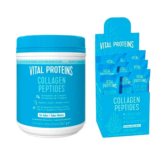 Vital Proteins Collagen Peptides Confezione da 567 g + 10 Bustine al gusto neutro