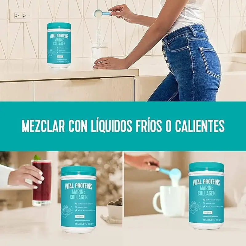 Vital Proteins Triplo Collagene Marino, 3x 221g