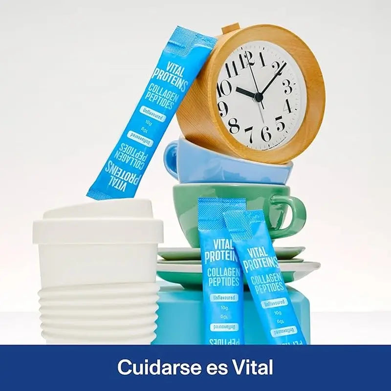 Vital Proteins Triplo Integratore alimentare di peptidi di collagene gusto neutro, 3x 10 bustine