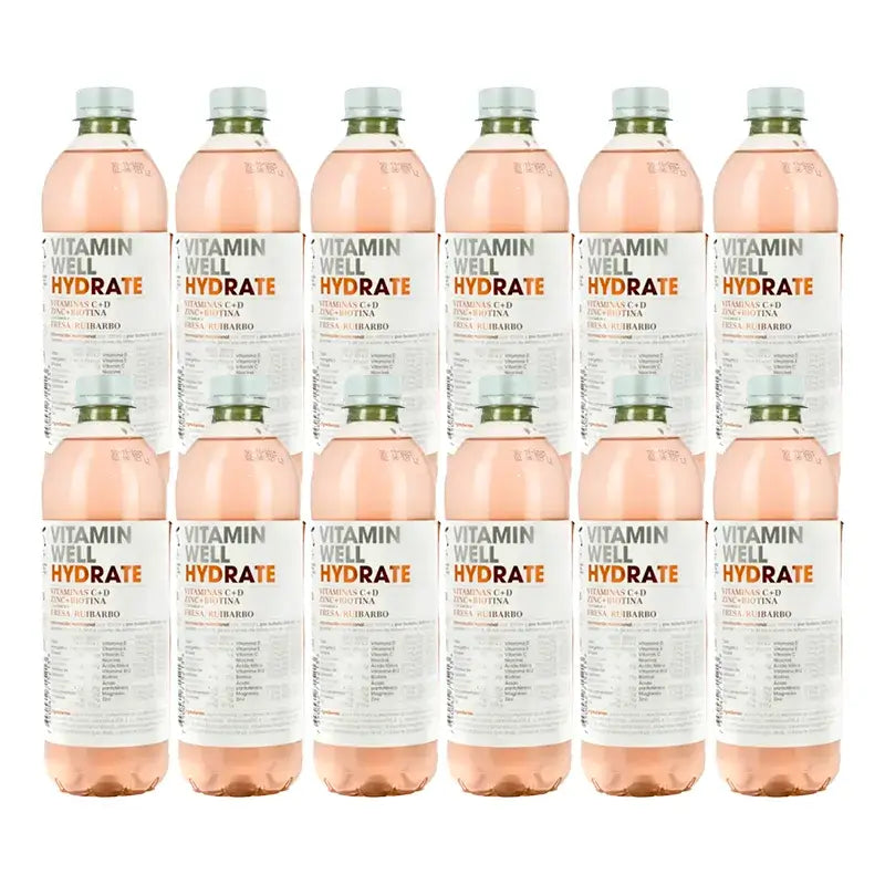Vitamin Well Hydrate, confezione da 12 x 500 ml