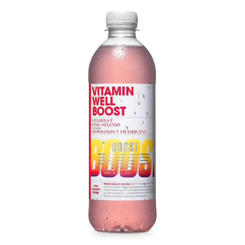 Vitamin Well Pack Boost Mirtillo/Raspberry, 12 pezzi x 500 ml