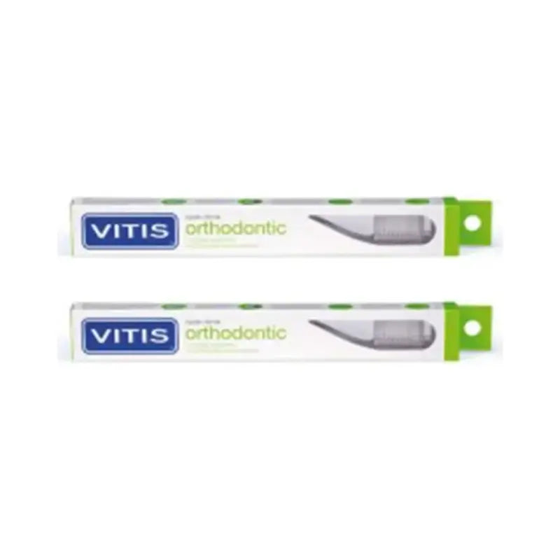 Spazzolino ortodontico Vitis, 2 unità
