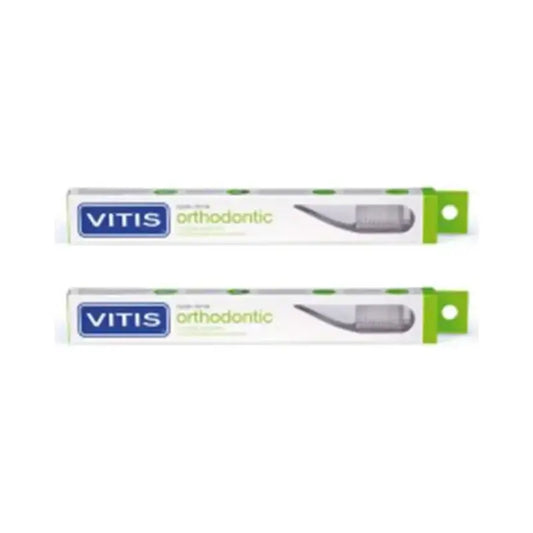 Spazzolino ortodontico Vitis, 2 unità
