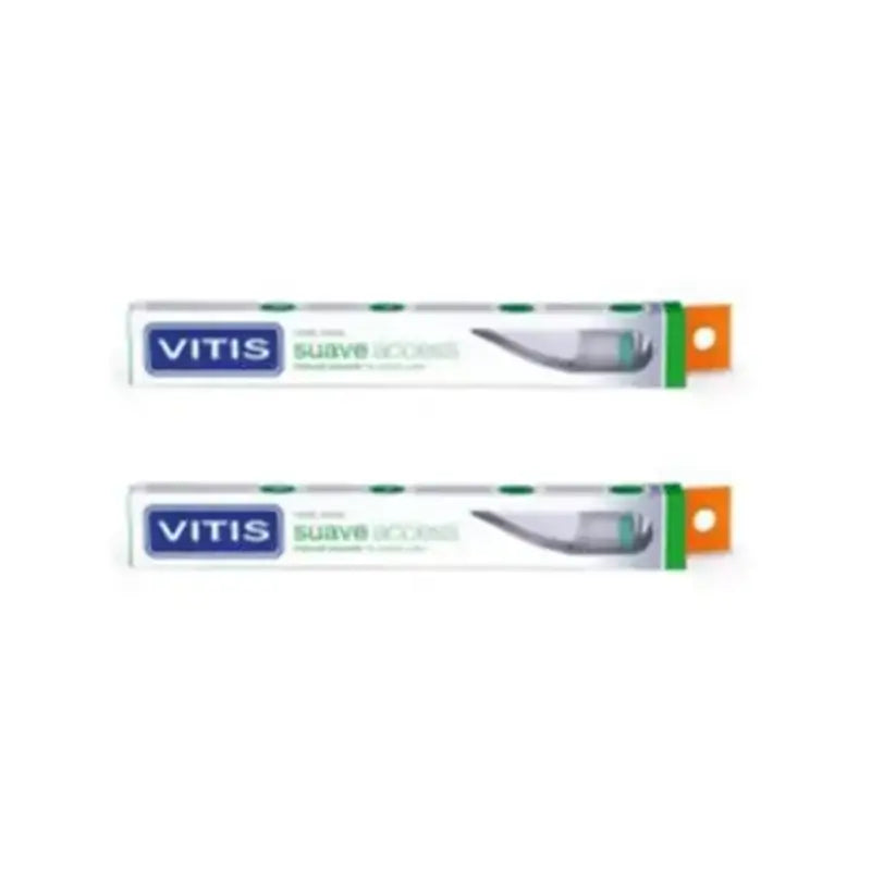 Spazzolino da denti delicato Vitis Access, 2 unità