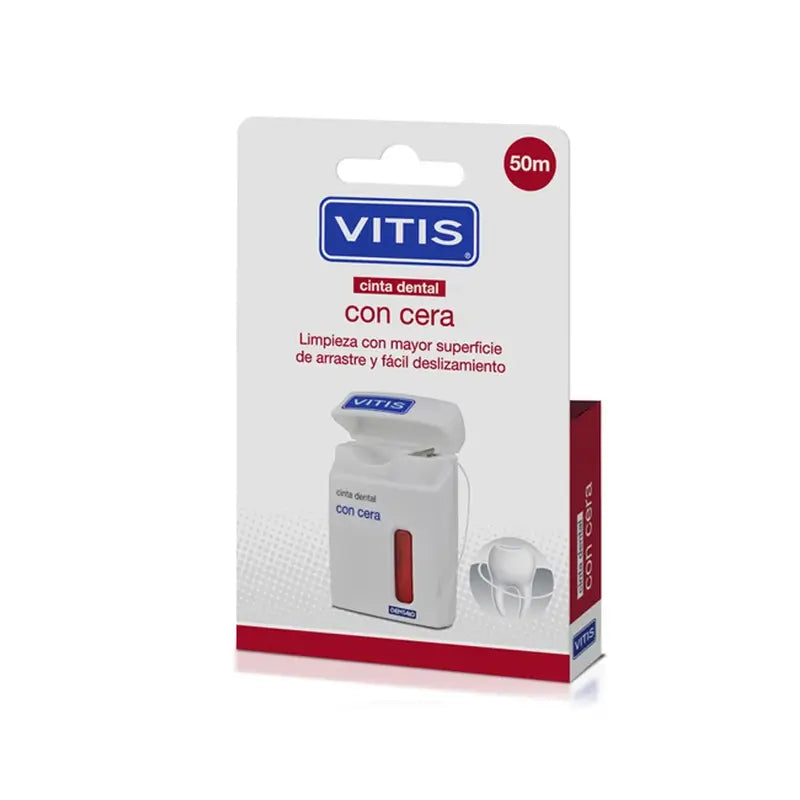 Nastro dentale Vitis con cera 2X50 M